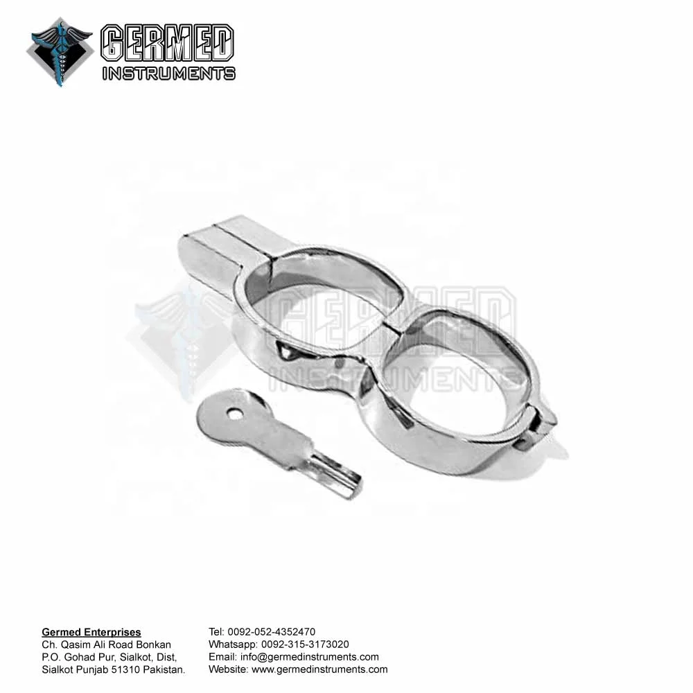 Manufacturer Supplier Wholesale Customized Stainless Steel Irish 8 Handcuffs / Irish-8 Quick Snap Shut Locking Bondage Handcuffs