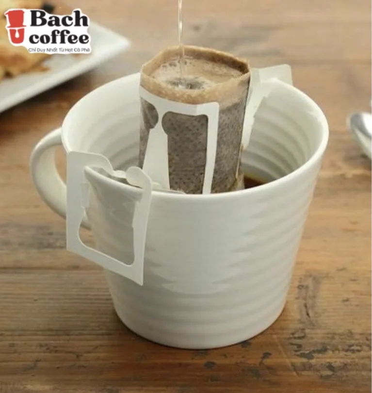 Pour Over Drip Coffee Bag Filters - The Strongest Coffee in the World -100% Biodegradable - Paper box : 10 bags ( Ground Coffee)