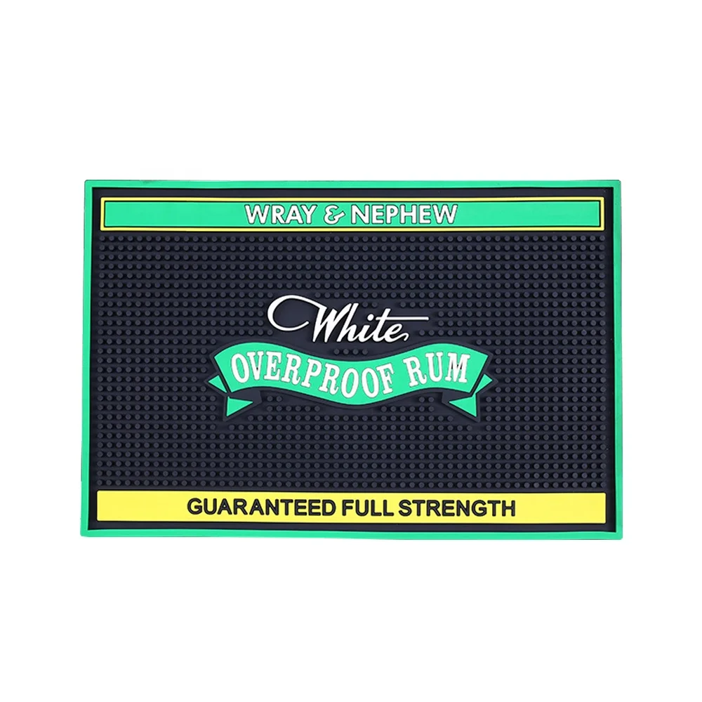 Promotion Customized logo raised rubber pvc floor mat custom door mat