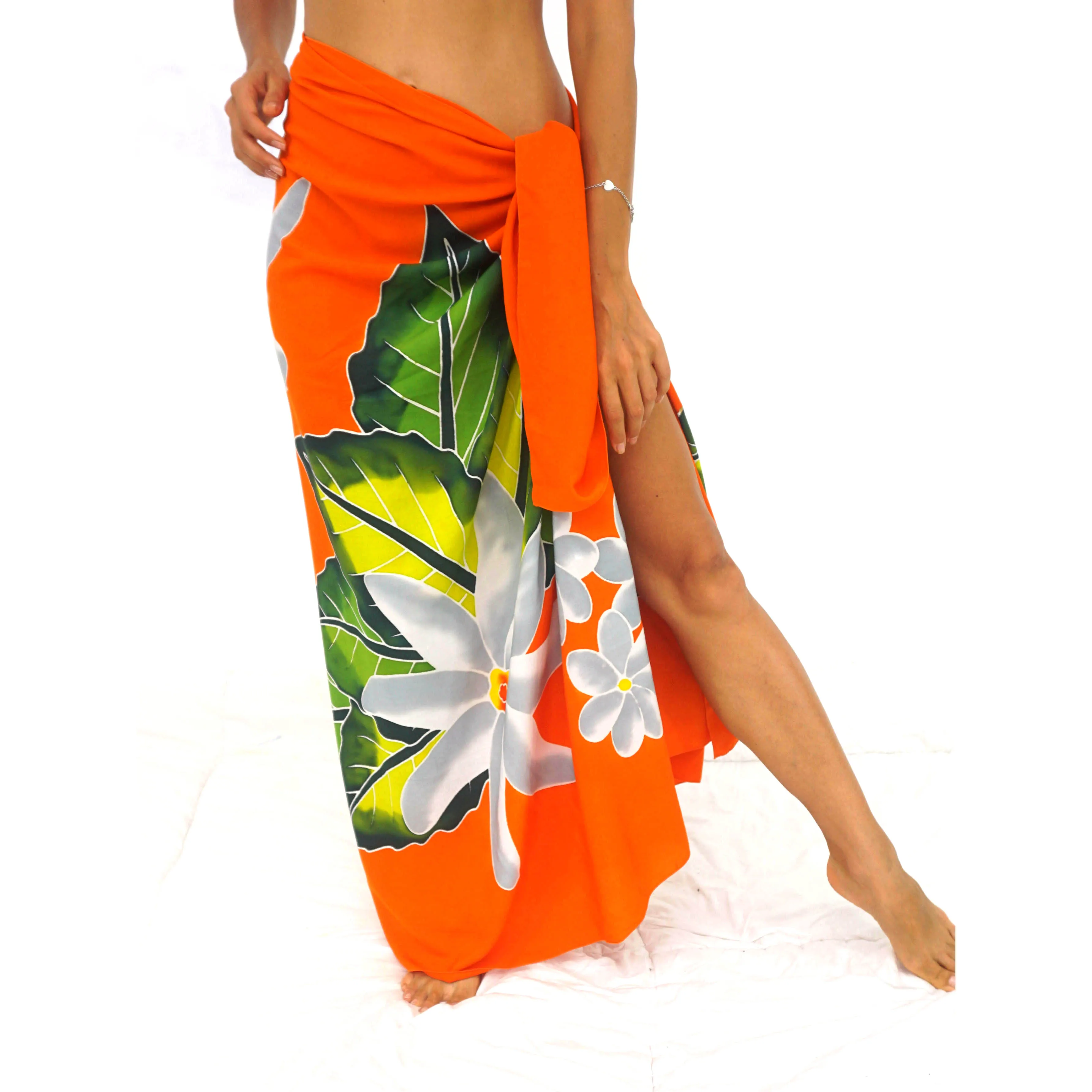 Best Hawaiian Sarong Pareo Hand Painting 100% Finest Rayon Quality Wholesale Bali Manufacturer Beachwear Cover Up HP158-001R1