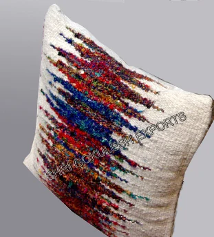 Indian Style Sari Silk Handmade Multicolor Pillow Cushion Covers
