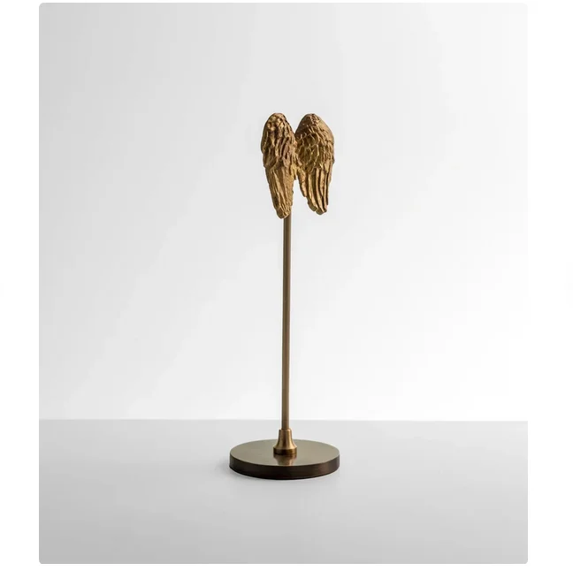 Top Quality Brass Angel Wing Accessory Sculpture table objects hot selling product at OEM price from India