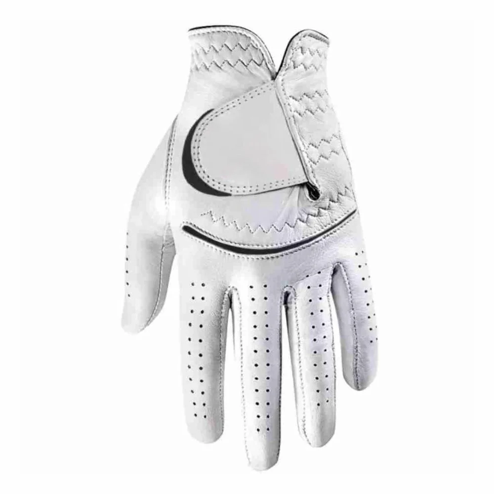 Custom Colors Custom Logo Soft Breathable Indonesia Cabretta Leather Golf gloves left hand