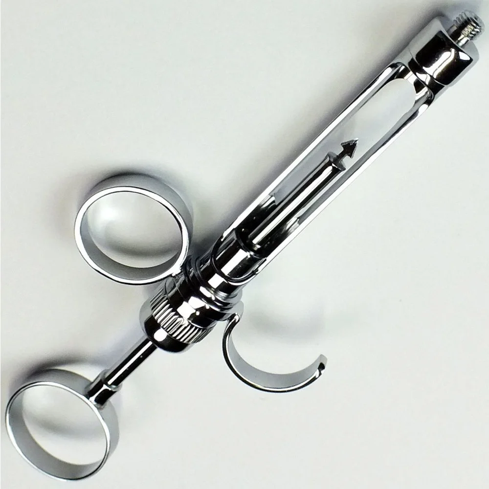 Dental Cartridge Syringes, with US or European  Thread, 1.8ml or 2.2ml, with harpoon aspiration