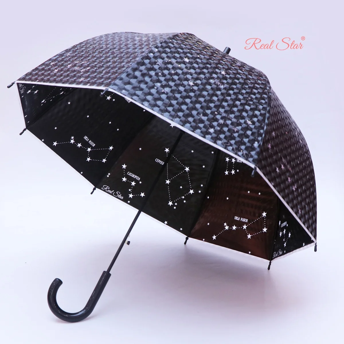 Прозрачный зонт RST real star POE/EVA /PVC/пластиковый прозрачный в полоску небольшой минимальный заказ бесплатный образец