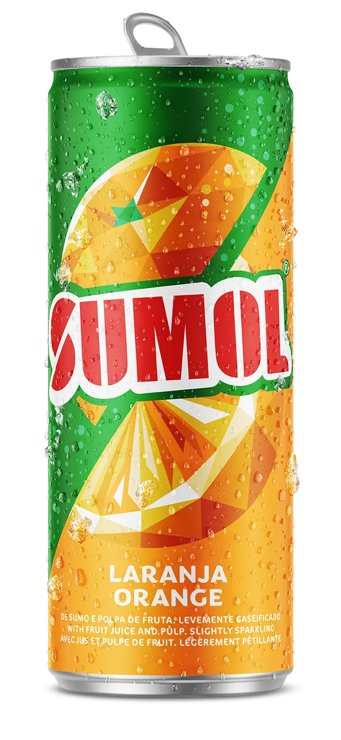 Sumol апельсиновый | Сверкающий сок с настоящей целлюлозой 24x330