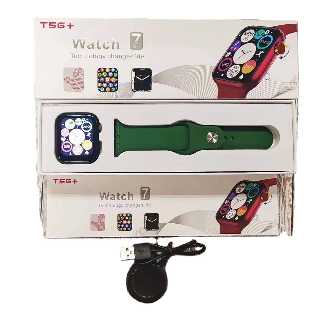 A  2022 New Original T56+ Smartwatch 1.75 Inch IP67 Waterproof BT Heart