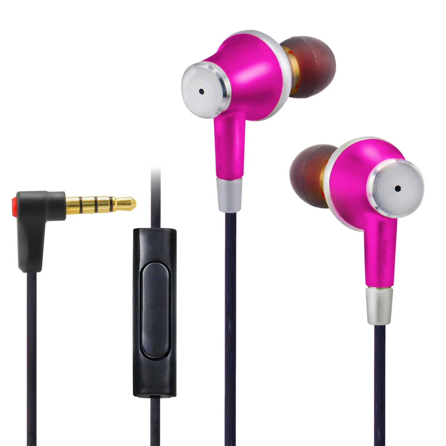 Wired in-Ear Heavy Bass Stereo Mobile Handfree Wired Noise Isolating 3.5 mm Earphone Lightweight  Colorful Earphone