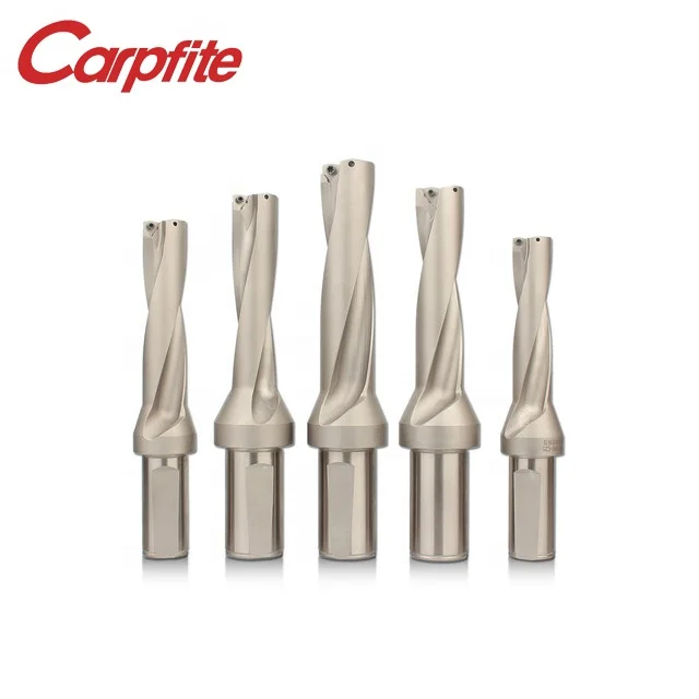 CNC Lathe Machine Indexable WC types Fast U Drill C25-3D25 With WCMT Carbide Insert