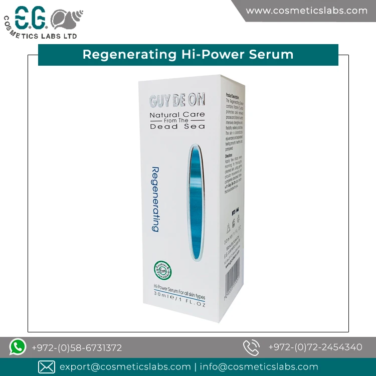 Contract Supplier Selling 100% Natural Regenerating Hi Power Serum for Face Care