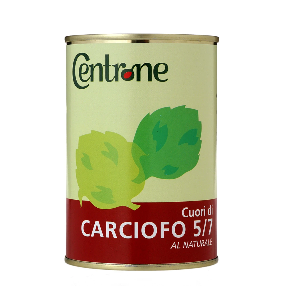 Centrone quarters hearts of artichoke in brine 3kg tin for restaurant