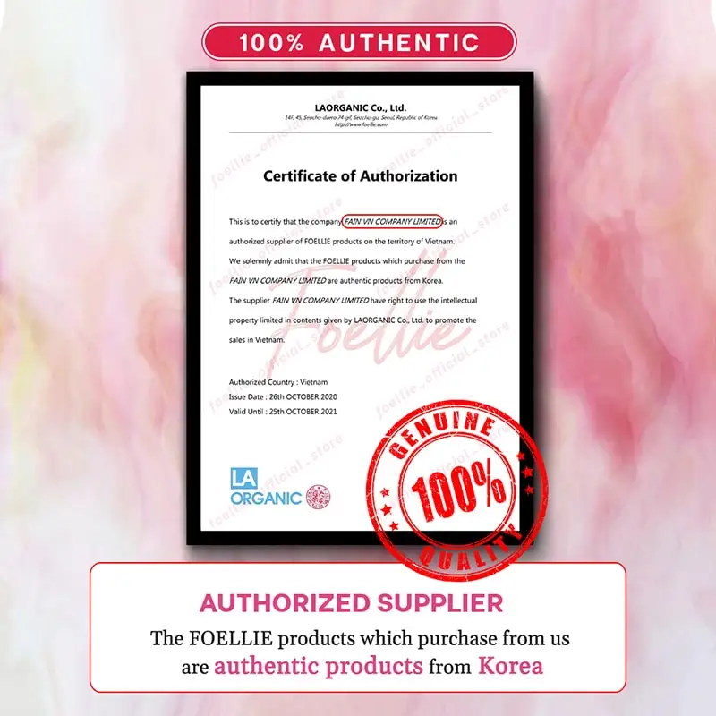 
Foellie Inner Perfume Eau De #Ciel 100% Original made in Korea 