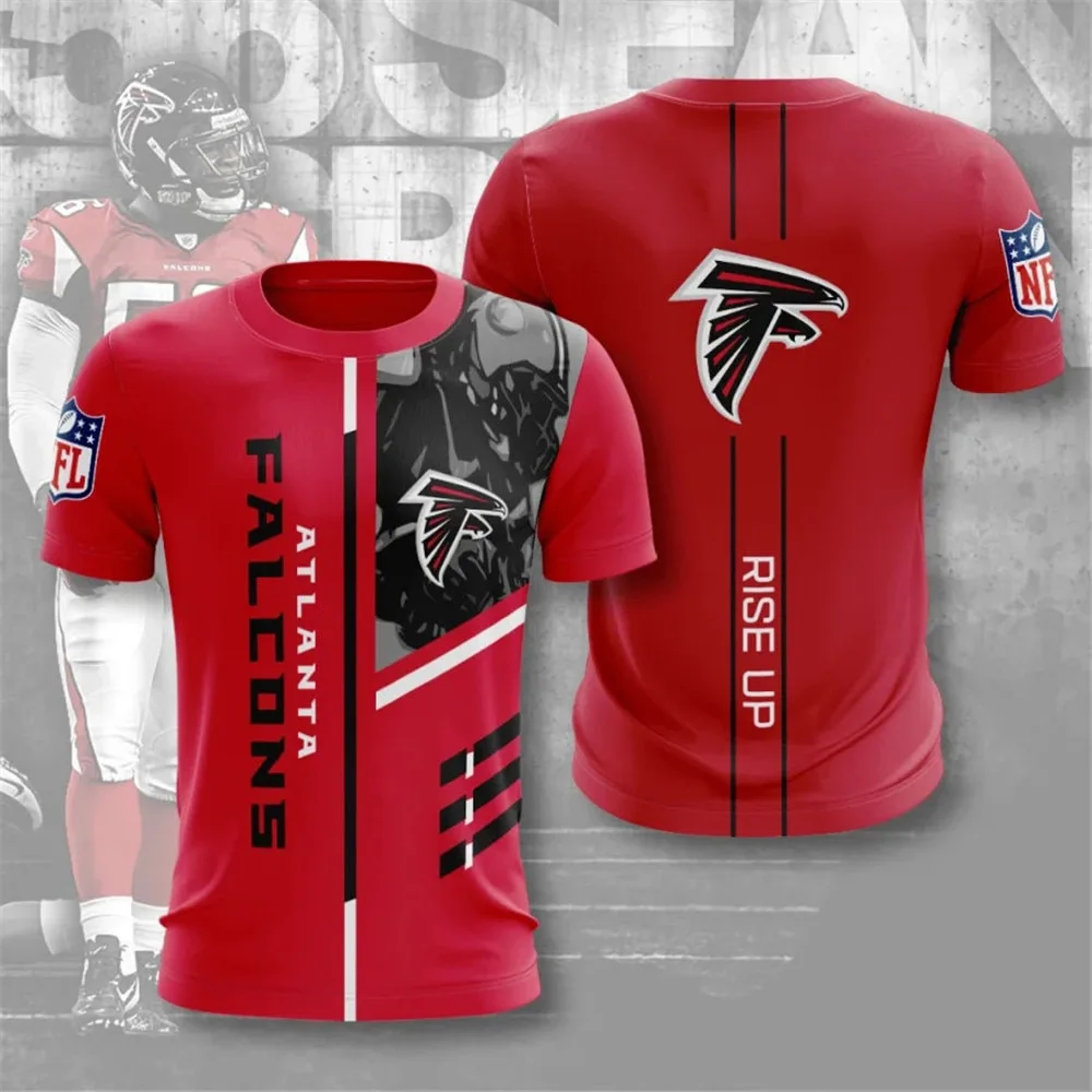 NFL Sublimation T-shirts Custom American Football Jersey Short Sleeve  Men Custom T-shirt  Cotton/polyester Casual Printed