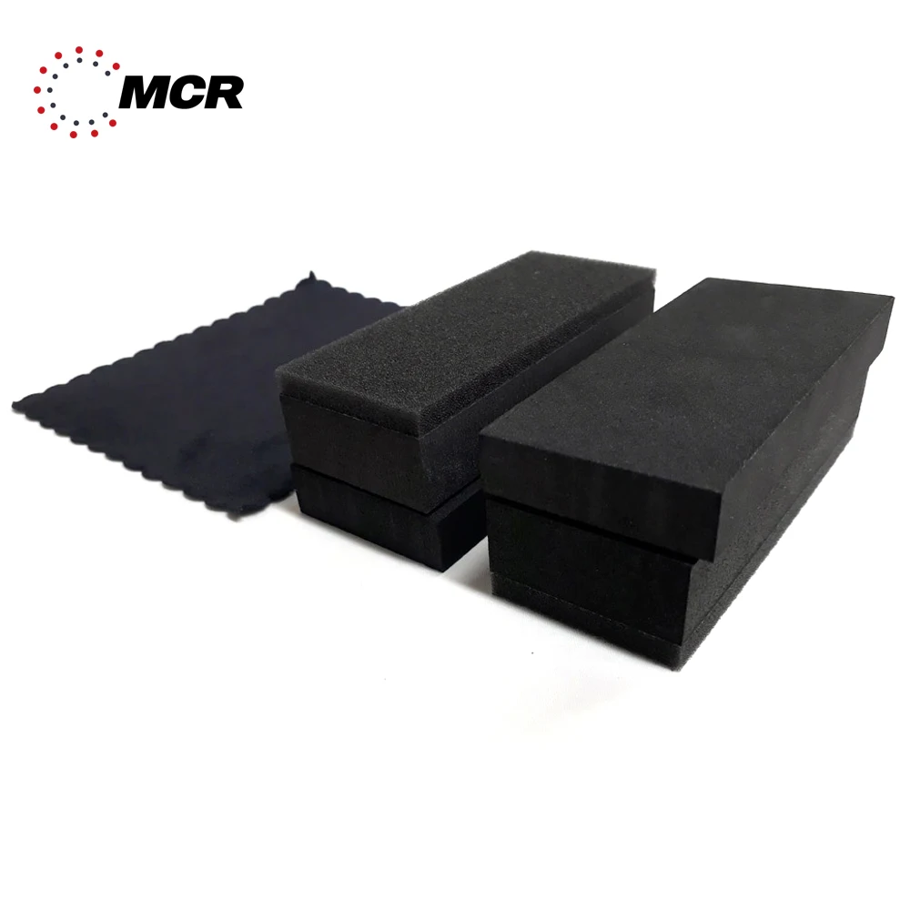 [UNDER PATENT] Ceramic Coating Block EVA High Density Sponge Applicator Made in KOREA with Microfiber Suede Cloth