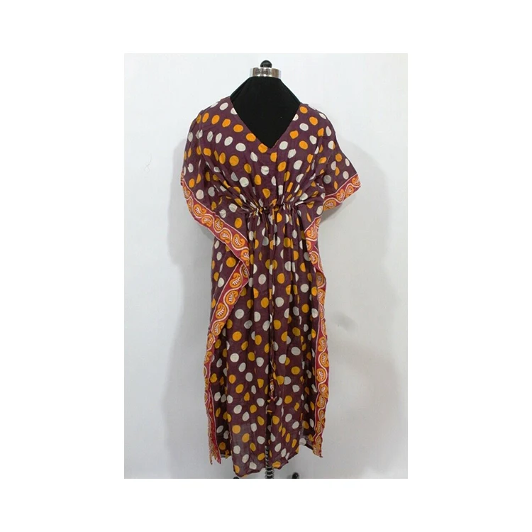 Women Pure Silk Sari Printed Kimono Summer Wear Long Maxi Dress Beach Cover Up Shrug Gypsy Kimono Robe Handmade Women Kimono