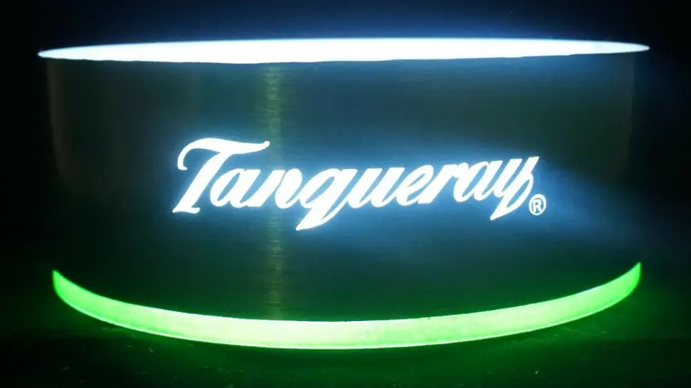 LED base, tanqueray LED base, tanqueray bottle display