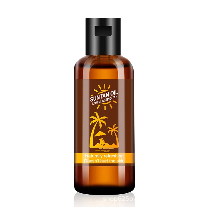 Natural Organic Summer Body Skin Dark Sun Tanning Oil