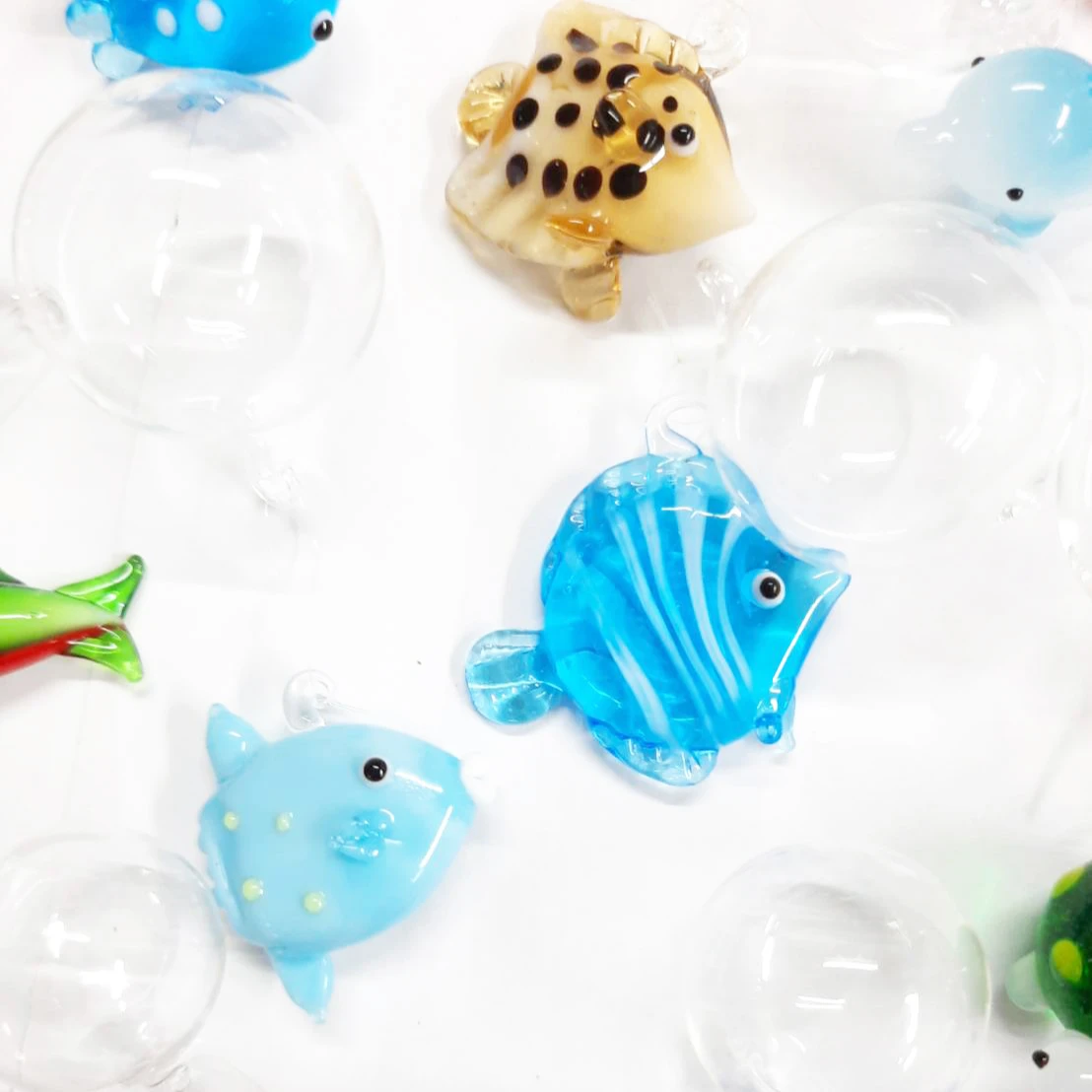 Colorful Figurines Glass Animal