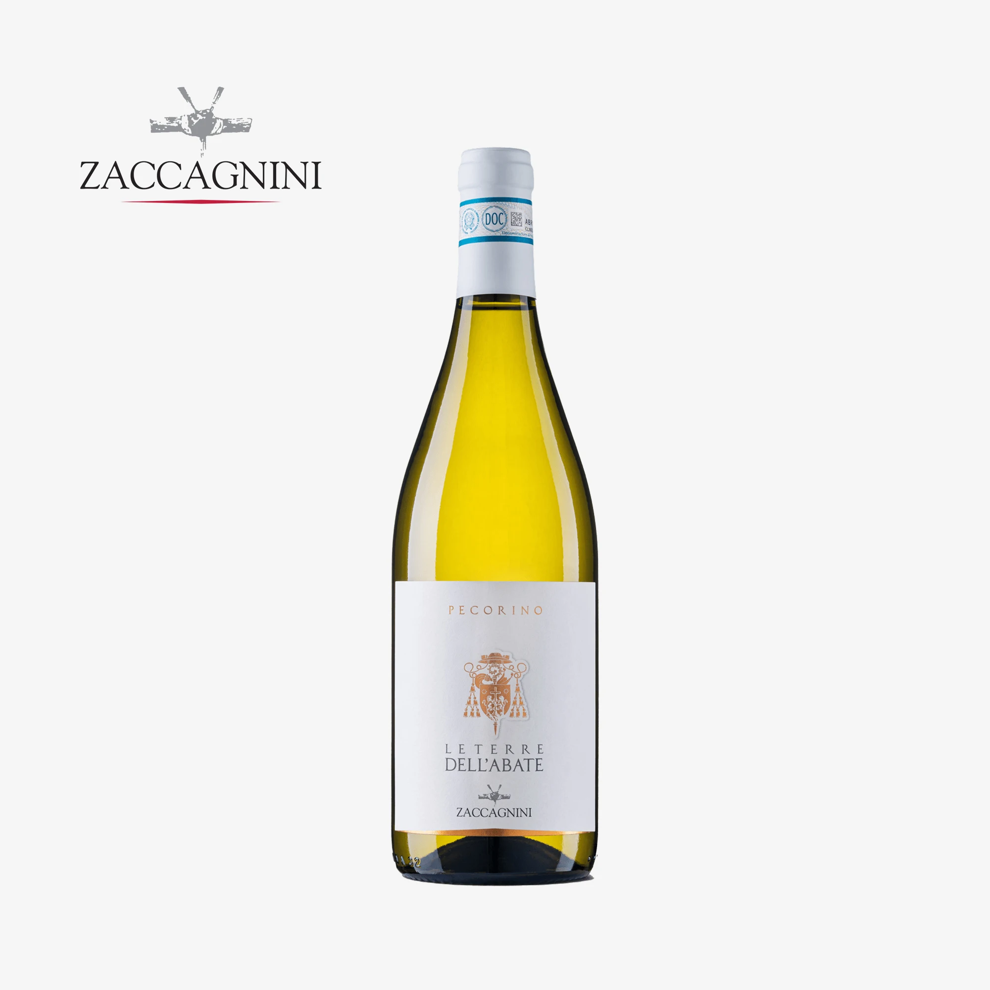 Итальянское вино | Закагнини делабат | Пекорино Абруццо, 0,75 л | Сделано в Италии