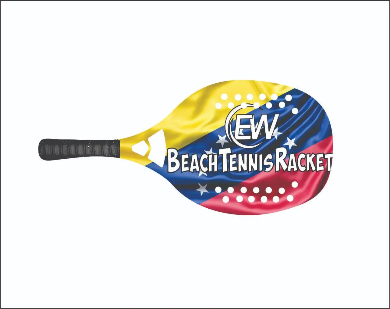 
Beach Tennis Rackets Custom Carbon glass Beach Paddle/Padel Racket with your logos and color combinations 