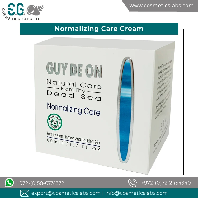 Private Label Manufacturer Globally Selling Standard Grade Skin Care 100% Natural Normalizing Cream for Oily Skin