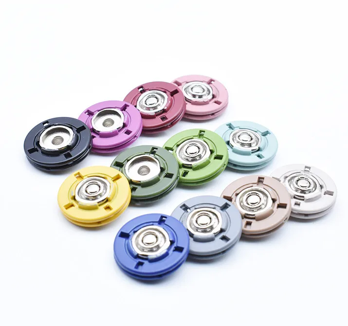 metal snap popper two parts sewing fasteners press studs metal snap button for clothing accessories