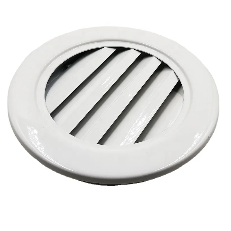 Air Duct Aluminum Alloy Grille Round Ventilation Ceiling Diffuser air Vent Louver Grille Cover