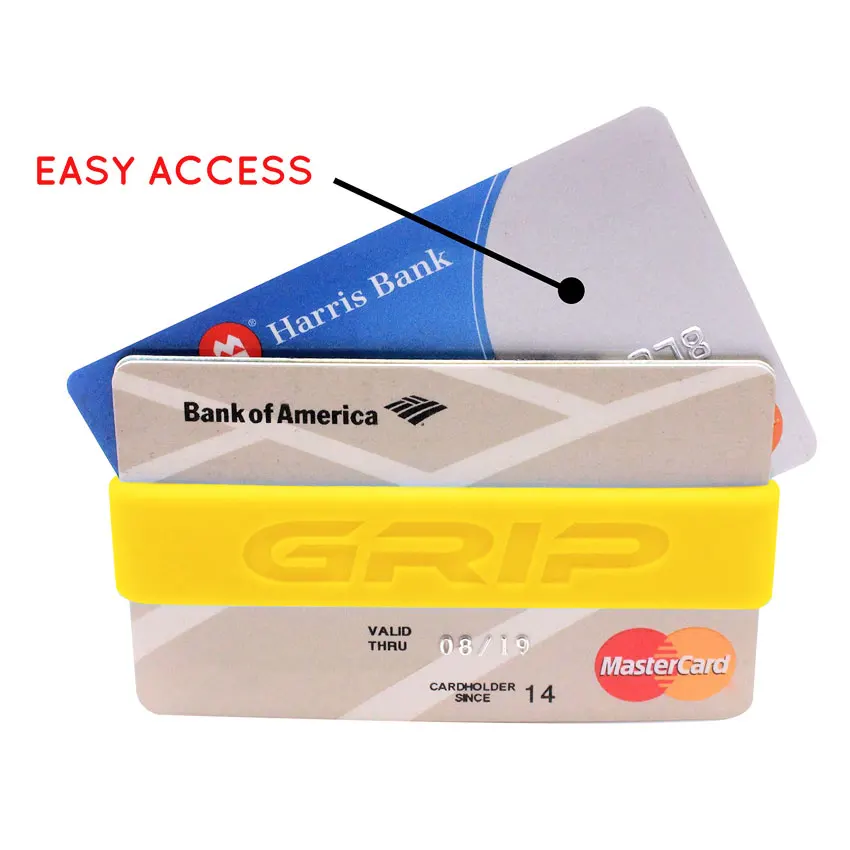 Мягкие силиконовые резинки из ПВХ с логотипом на заказ для денег