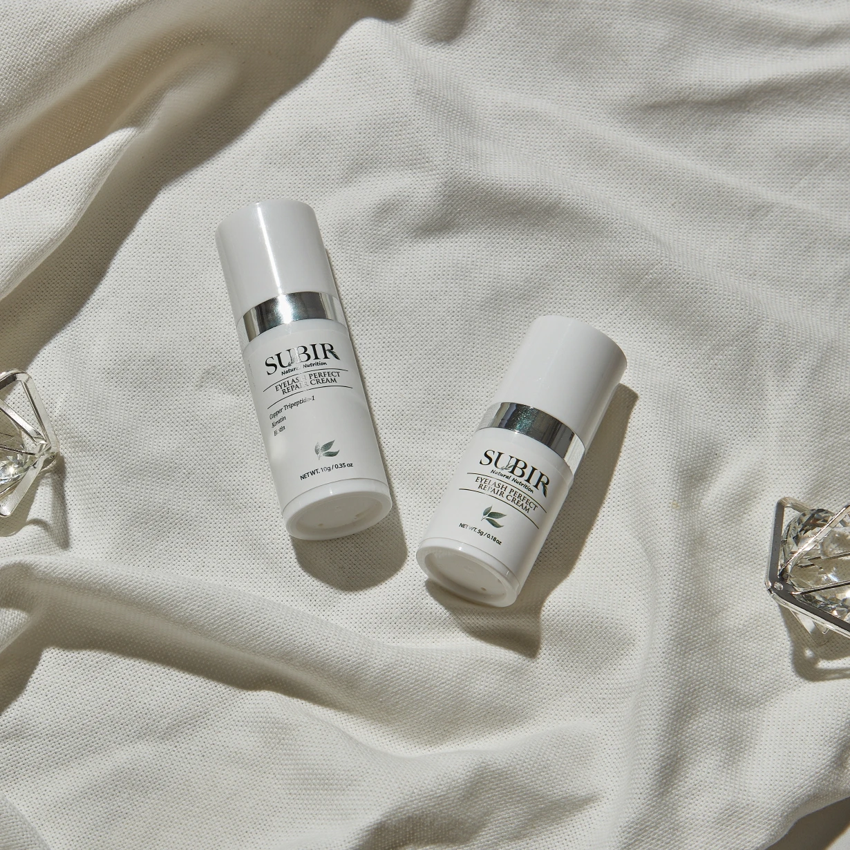 SUBIR Natural 3ml Eyelash Serum Moisturizing Enhancer for Lengthening Curling Eyelash Growth Perfect Repair Eye Cream Labeling