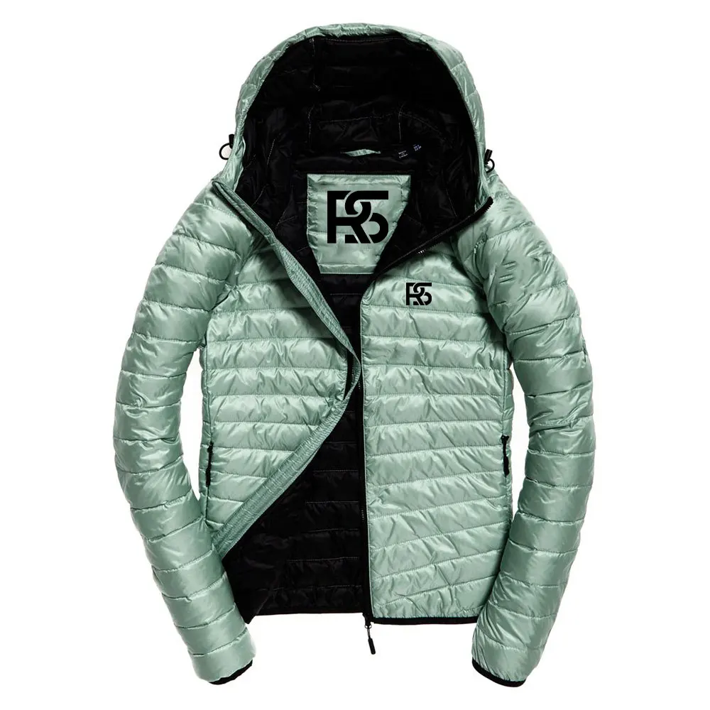 Оптовая продажа повседневная ультра модная теплая зимняя мужская куртка с капюшоном из ткани 100% PES легкая пуховая для мужчин