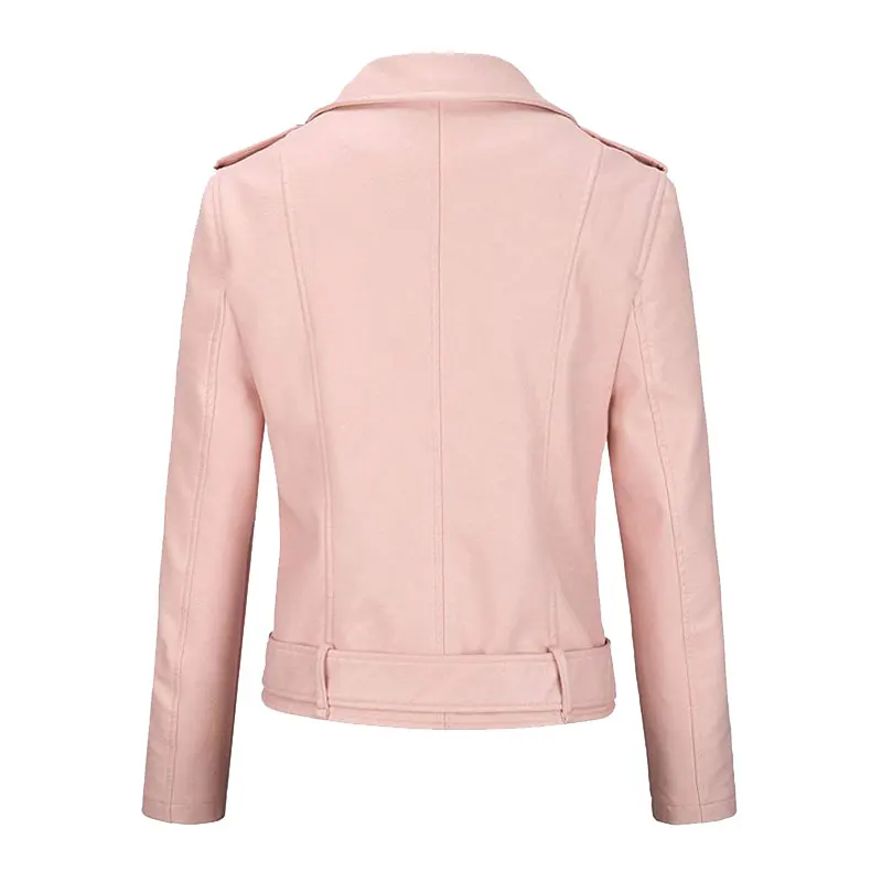 
Best Quality Women 100% Genuine Lamb Leather Vintage Biker Jacket Made in Pakistan 