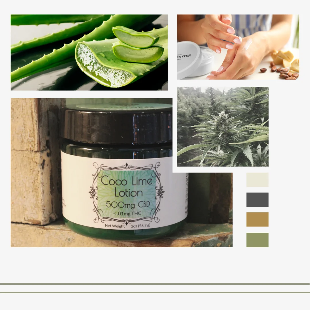 Sacred Wellness Broad Spectrum CBD Topical Coconut Lime Lotion 500mg Premium Quality Ointment