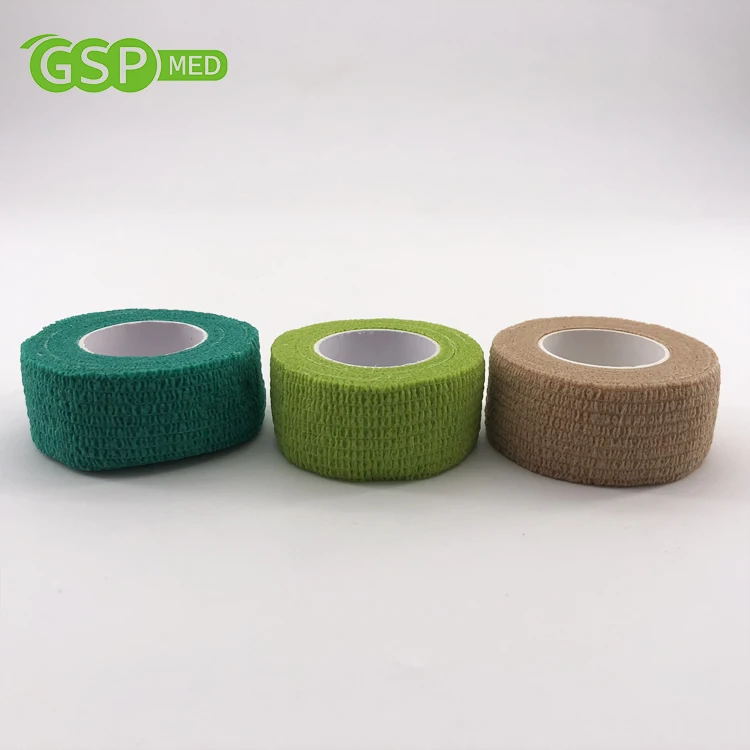 
2.5cm*4.5m Medical Biodegradable Bandage Cohesive Bandage Flexible Self Adhesive Bandage 