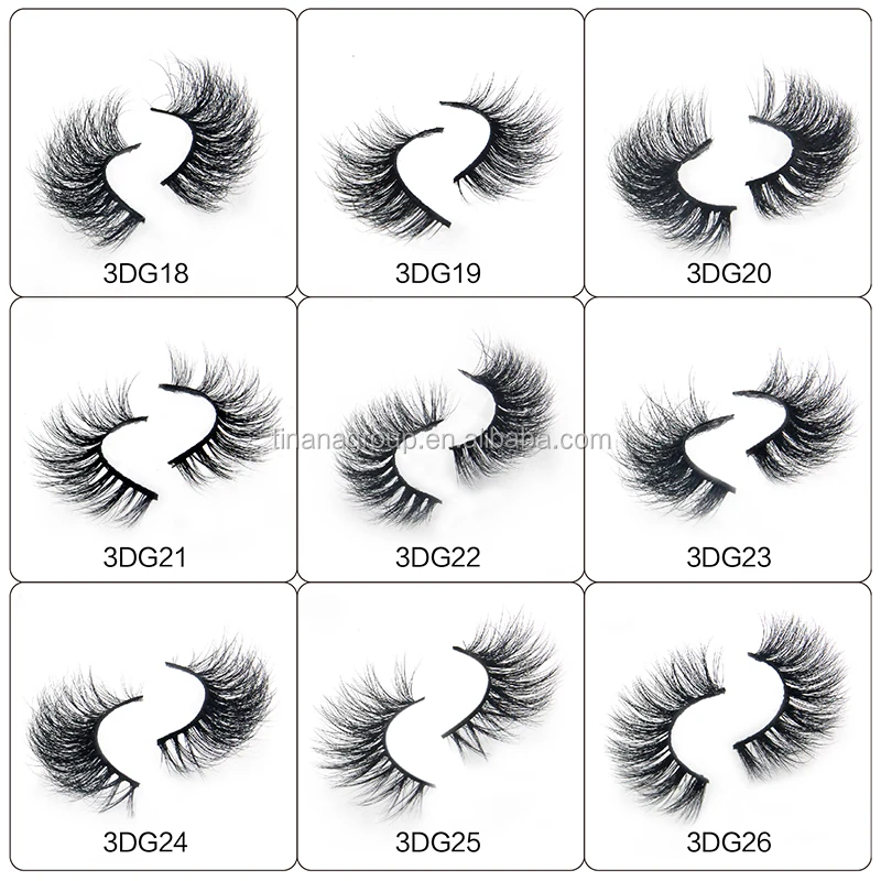 Lashes3d оптовый поставщик норковые ресницы 3d с клеем для