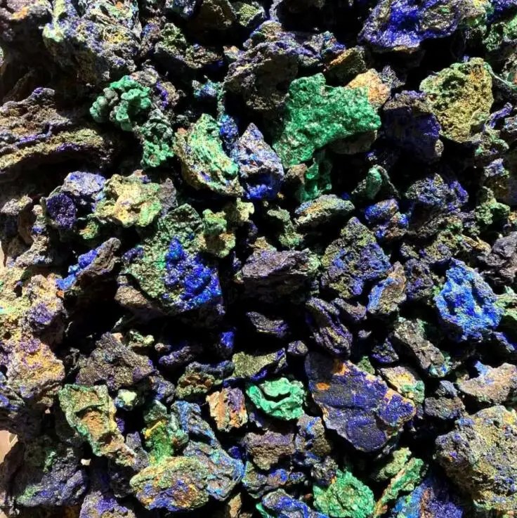 Top quality copper mineral blue green copper ore rough