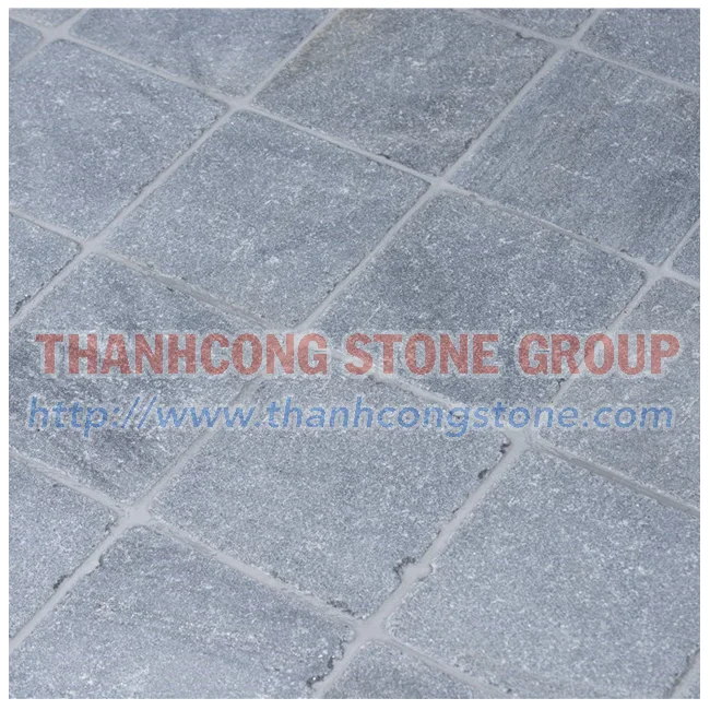 Bluestone Garden Paving Sidewalk Floor Belgium Grey Limestone Look Matt and Smooth Surface Anti-Slip