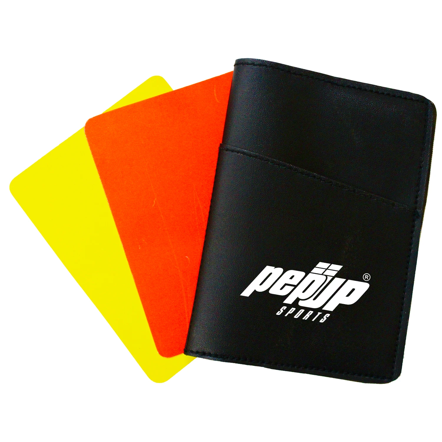 Pepup Soccer Football Referee Cards Wallet,Referee Wallet with Yellow and Red Warning Cards Sport Officials Penalty Cards