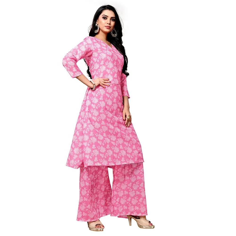 India kurtis women latest Georgette chiffon hijab blouse printed polyester fabric silk pure party wear stock plain dress anarkal garment