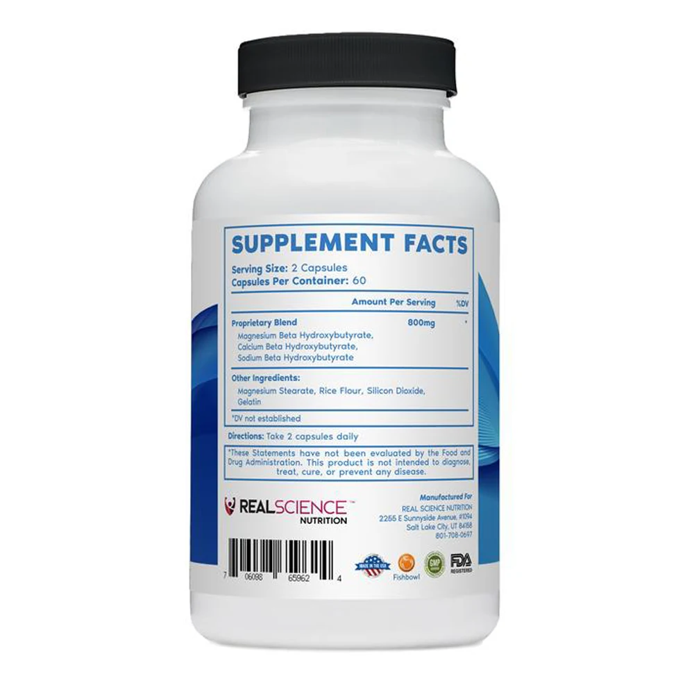 
Keto Body Cut - BHB Salt Supplements Support Ketogenic Diet, Ketosis, Workout Performance, and Energy 