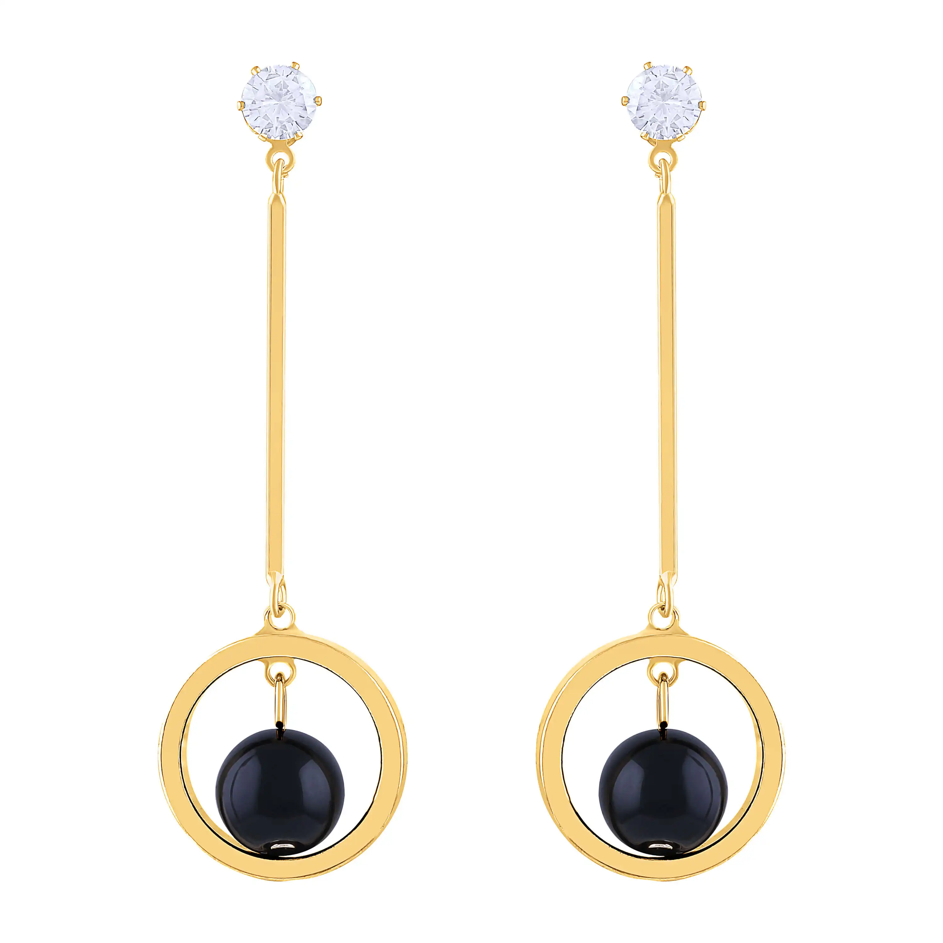 Dangler wholesale Gold plated latken shape with  jhumki earring for women