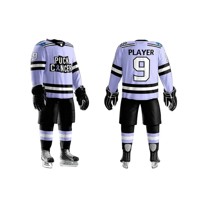 Cheap Price Sport Team Ice Hockey Uniform OEM Low MOQ Hockey Uniform For Youth