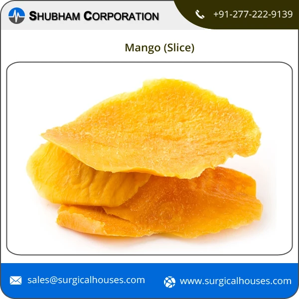 Wholesale Dried Dehydrated Fruits Mango Slice Available in 100gm Box Packaging