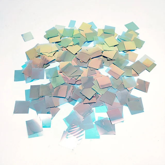 Colorful Round Throwing party decoration rectangle confetti CE-2P090