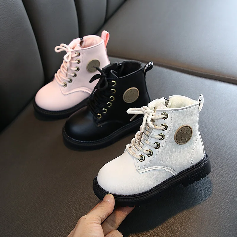 Fashion kids girl boots wholesale British style Autumn&winter in bulk