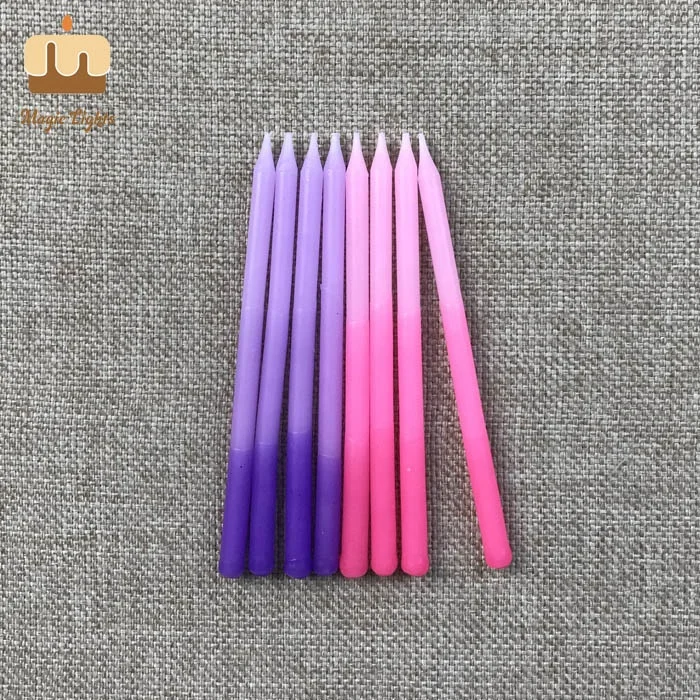 Декоративные свечи для дня рождения ручной работы