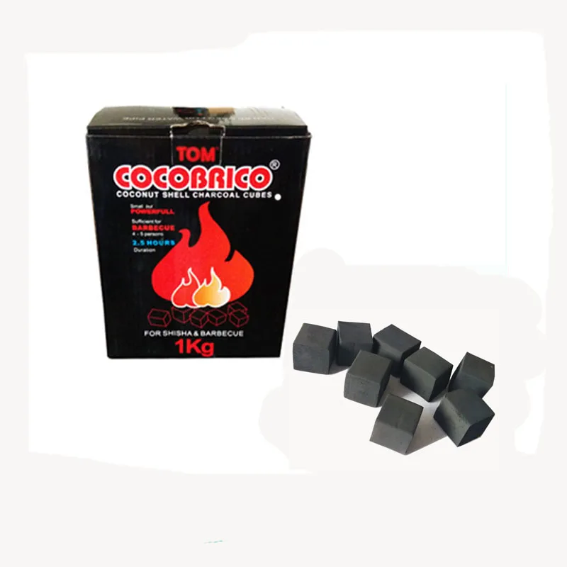 White Ash 100% Pure Natural Coconut Shell Indonesia hookah Charcoal / shisha charcoal