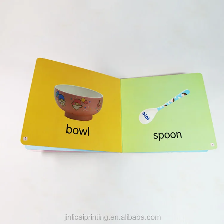 cheap customized full color baby book printing hardcover children board book