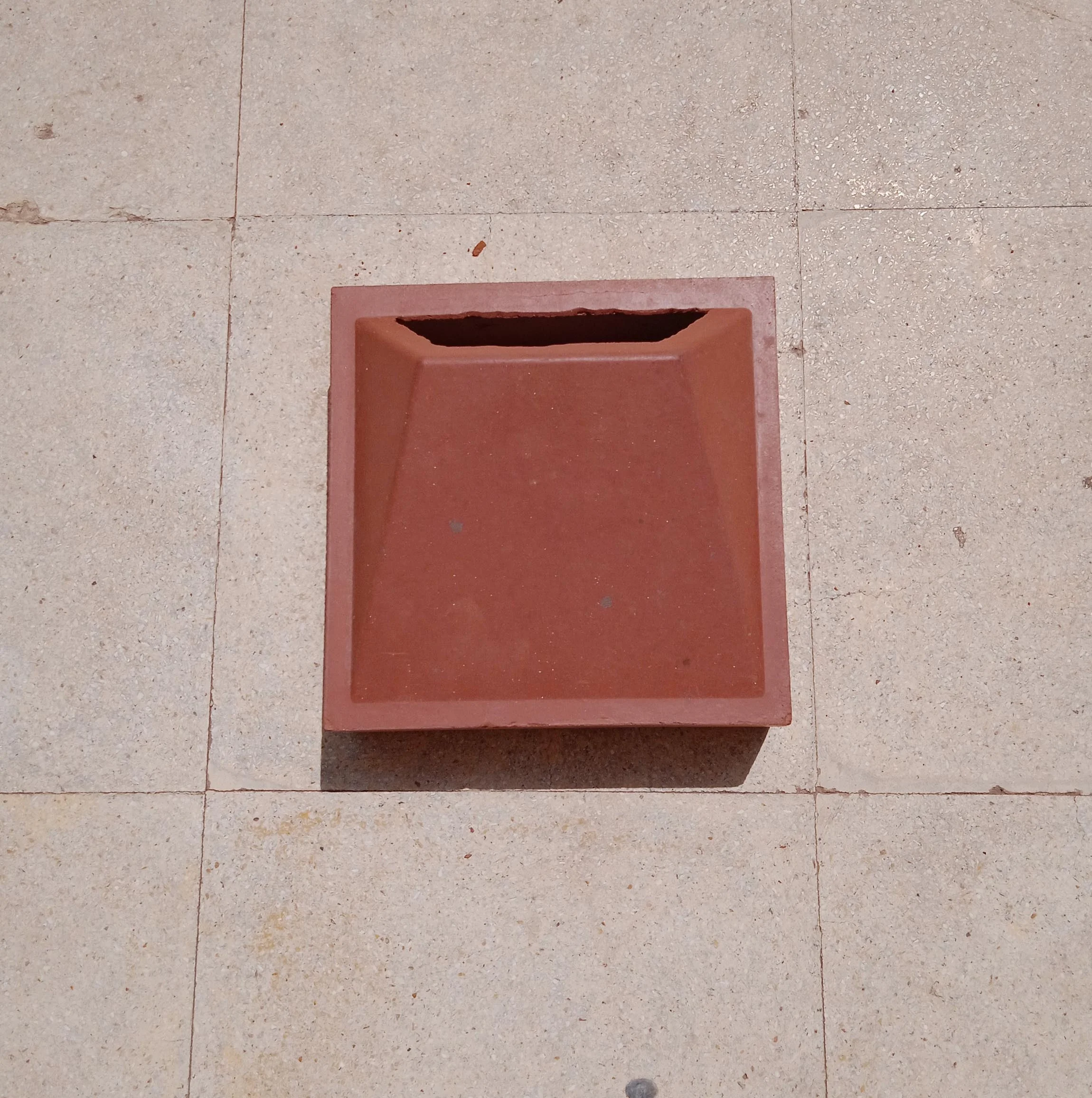 Глиняный терракотовый полый ветровой Блок 20x20x60 мм, кирпичи, плитка, используемая для облицовки стен, изготовленная в Индии