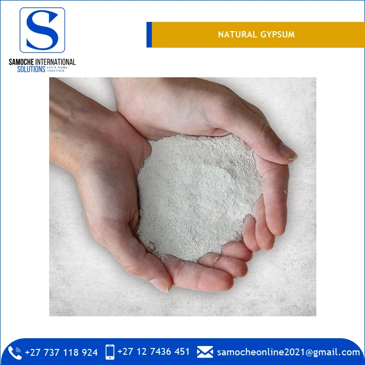  98% сушеный натуральный гипсовый порошок высшего качества для оптовых покупателей