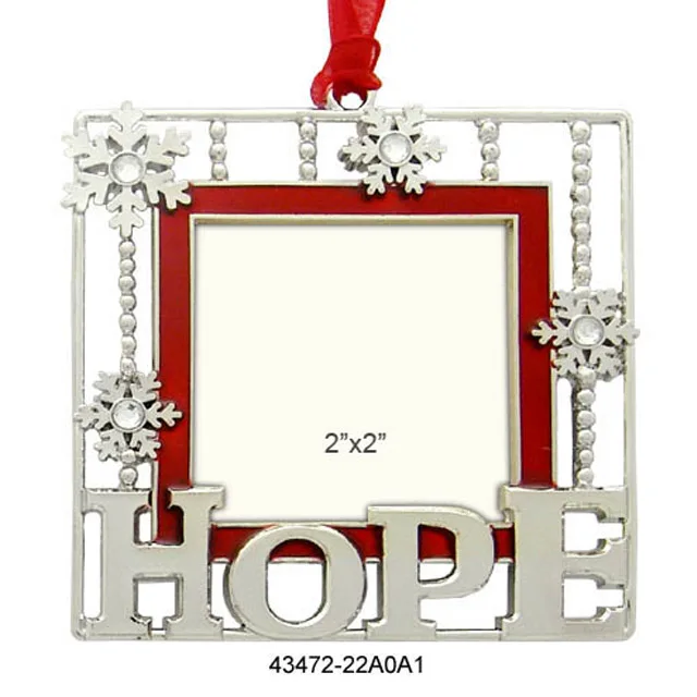 BEST SELLING OEM CHRISTMAS ROUND PHOTO ORNAMENT DECORATION